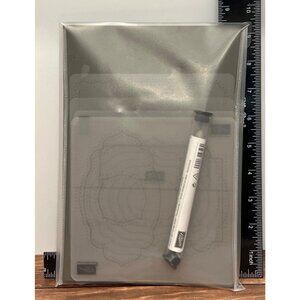 Stampin Up! Stencils 5-Piece Set With Case